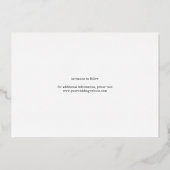 Tropische olievelden Foto Collage sparen Datum Folie Uitnodiging (Achterkant)