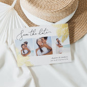 Tropische olievelden Foto Collage sparen Datum Folie Uitnodiging