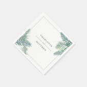 Tropische olievlek Aangepast huwelijk Servet (Hoek)