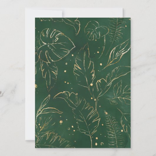 Tropische olievlek geeft het gedicht Vrijgezellenf Kaart (Achterkant)