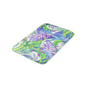 Tropische olievlek Geel Roze Blauw Lavendel Badmat (Gekanteld)