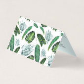 Tropische olievlekken en groen dank u kaart (Achterkant)