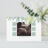 Tropische olievloeistof Ultrasound Dank u wel Bedankkaart (Staand voorkant)