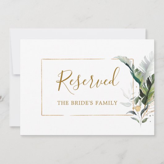 Tropische olievloeistoornis Gold Green Reserved Si (Voorkant)