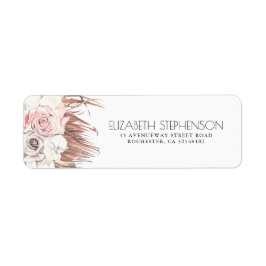 Tropische olievorming met gedroogd handpalm etiket