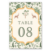 Tropische olifant Indische bruiloft Kaart (Voorkant)