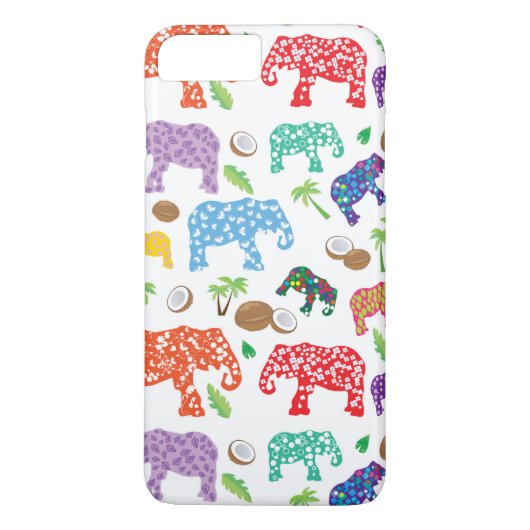 Tropische olifanten Case-Mate iPhone case (Achterkant)