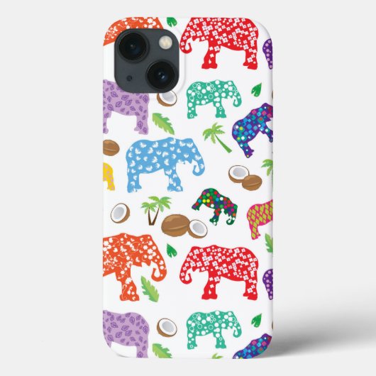 Tropische olifanten Case-Mate iPhone case (Achterkant)