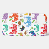 Tropische olifanten Case-Mate iPhone case (Achterkant (horizontaal))