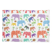 Tropische olifanten kussensloop (Achterkant-Links)