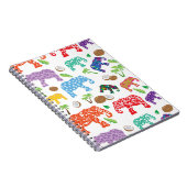 Tropische olifanten notitieboek (Rechterzijde)