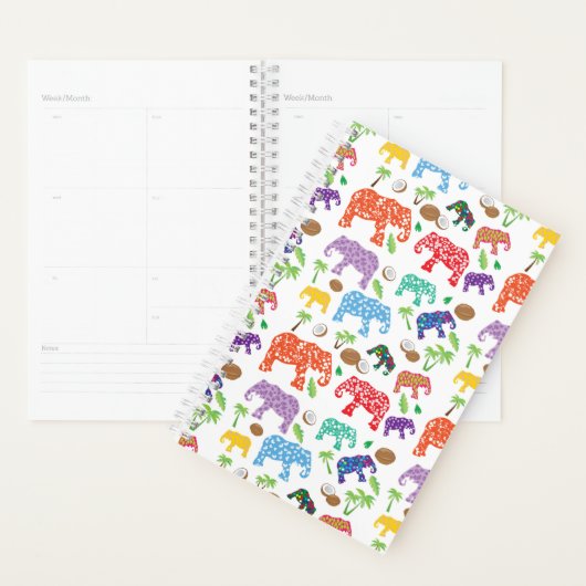 Tropische olifanten planner (Display)
