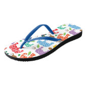 Tropische olifanten teenslippers (Schuin)