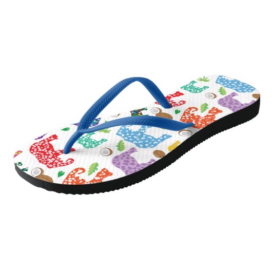 Tropische olifanten teenslippers (Schuin)