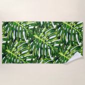 Tropische olifantenhanddoeken strandlaken (Voorkant)