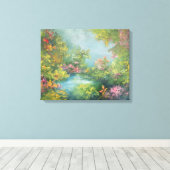 Tropische onderdrukking 1993 canvas afdruk (Insitu (Houten vloer))