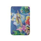 Tropische onderwaterscène badmat (Voorkant Verticaal)