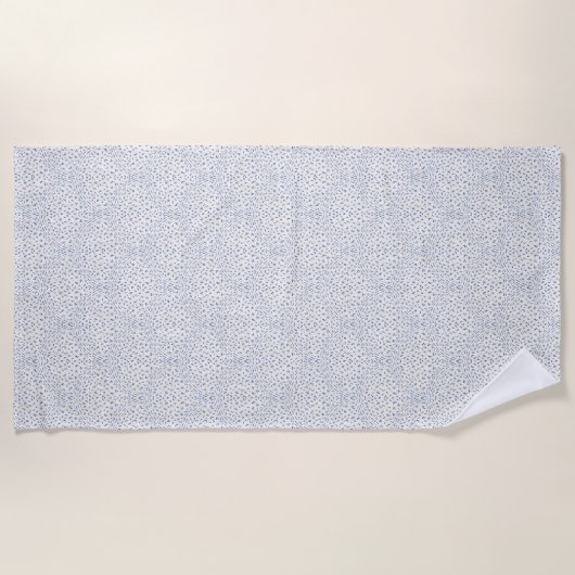 Tropische onderwaterscène strandhanddoek strandlaken (Voorkant)