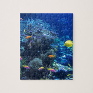 Tropische onderwatervis legpuzzel