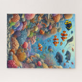 Tropische onderwatervissen legpuzzel (Horizontaal)