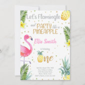 Tropische "One in a Melon" Party Kaart (Voorkant)