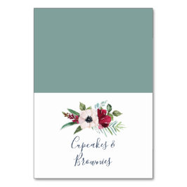 Tropische ontbijtbuffetvoedingslabels kaart