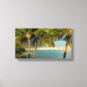 Tropische ontsnapping canvas afdruk (Voorkant)