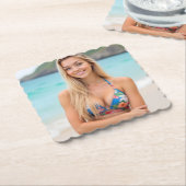 Tropische ontsnapping van Helena: gelukzaligheid a Kartonnen Onderzetters (Gebogen)