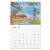 Tropische ontsnappingskalender kalender (Jan 2027)