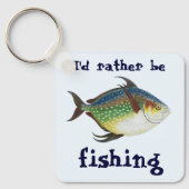 Tropische opaat,  zeewaterdier sleutelhanger (Voorkant)