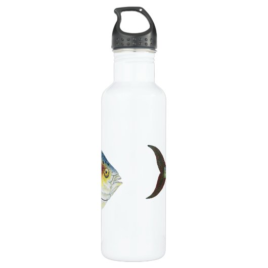 Tropische opaat, zeewaterdier waterfles (Achterkant)