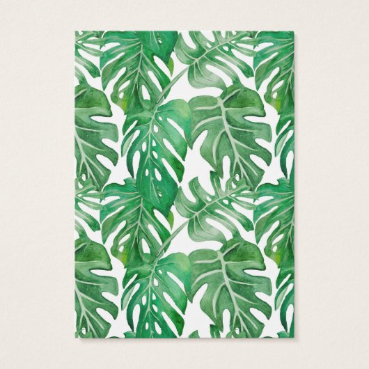 Tropische opslag zorgt ervoor dat er een aangepast visitekaartje (Achterkant)