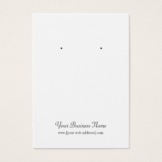 Tropische opslag zorgt ervoor dat er een aangepast visitekaartje (Voorkant)