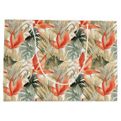 Tropische Oranje Anthurium Bloemrijke Bruidsdouche Groot Cadeauzakje (Achterkant)