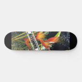 Tropische Oranje ventilator Persoonlijk Skateboard (Horizontaal)
