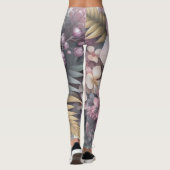 Tropische orchidee elegantie Leggings (Achterkant)
