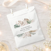 Tropische Orchidee en Monstera Vrijgezellenfeest Bedankzakje (Geknipt)