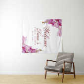 Tropische orchidee foto laat vallen wandkleed (In Situ (horizontaal))