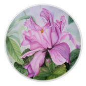 TROPISCHE ORCHIDEE KERAMISCHE KNOP (Voorkant)