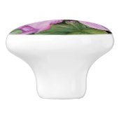 TROPISCHE ORCHIDEE KERAMISCHE KNOP (Zijkant)