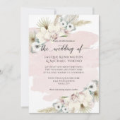 Tropische orchidee Palm Greenery Moderne Waterverf Kaart (Voorkant)