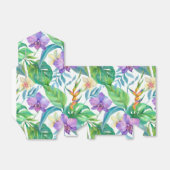 Tropische orchidee patroon gunst dozen bedankdoosjes (Uitgevouwen)