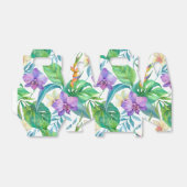 Tropische orchidee patroon gunst dozen bedankdoosjes (Uitgevouwen)