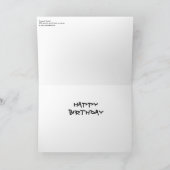 'Tropische Orchidee' Schilderij op een Bedankkaart (Binnen)