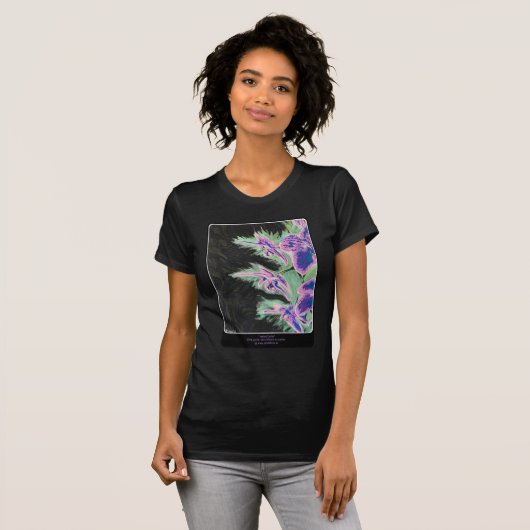 'Tropische Orchidee' Schilderij op een T-shirt (Voorkant volledig)