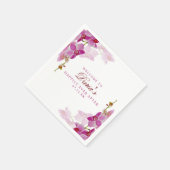 Tropische Orchidee  Servet (Hoek)