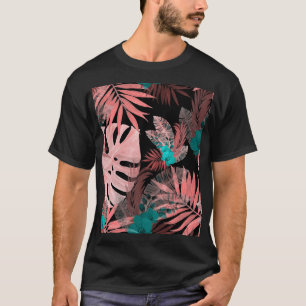 Tropische Orchidee Waterverf Naadloos Patroon T-shirt