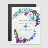 Tropische orchideeën Beach Weddenschap Save the Da (Voorkant / Achterkant)