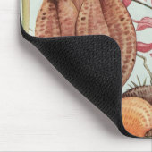 tropische orchideeën, bloemen en levende vogels muismat (Hoek)