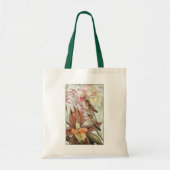  tropische orchideeën, bloemen en levende vogels tote bag (Voorkant)